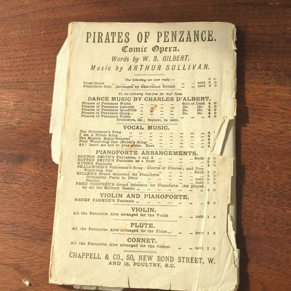 1885 Mikado Script - Picture 4 of 4